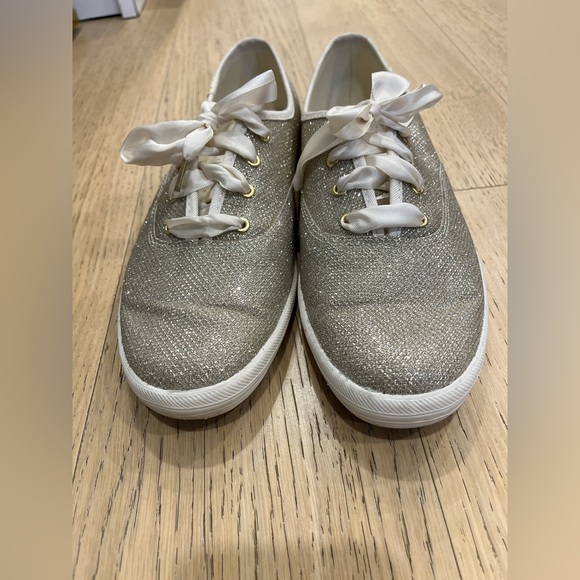 Kate Spade ♠️ Keds sneakers Rose gold size 8.5 US - Picture 12 of 17